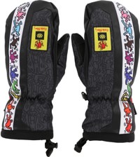 686 Team Merino Mitts - (keith haring) black