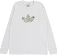 Adidas Henry Jones Deckfoil L/S T-Shirt - white/linen green