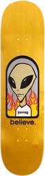 Alien Workshop Thrasher x Alien Believe 8.25 Skateboard Deck - yellow