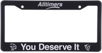 Alltimers Hell Demon License Plate Holder - black/white