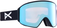 Anon M4 Cylindrical Goggles + MFI Face Mask & Bonus Lens - black/perceive variable blue + cloudy pink lens