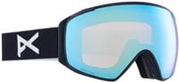 Anon M4S Toric Goggles + MFI Face Mask & Bonus Lens - black/perceive variable blue + cloudy pink lens