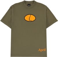 April The Face T-Shirt - army green