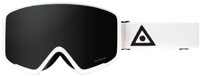 Ashbury Arrow Goggles + Bonus Lens - white triangle/dark smoke lens + yellow lens