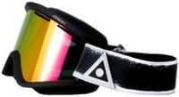 Ashbury Blackbird Goggles + Bonus Lens - mayday/pink mirror lens + yellow lens