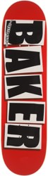 Baker Brand Logo 8.3875 Skateboard Deck - red/black/white