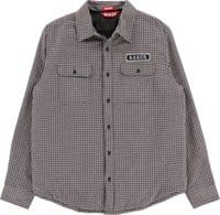 Baker Stitch Flannel Shirt - black/white