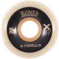 Bones X-Formula V6 Wide-Cut Skateboard Wheels - natural/black (97a)
