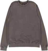 Brixton Vintage Reserve Cross Loop French Terry Crew Sweatshirt - charcoal sol wash