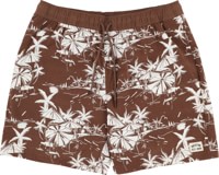 Brixton Voyage Hybrid Shorts - sepia umbrella scene