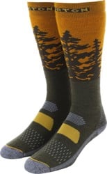 Burton Performance Midweight Snowboard Socks - sunrise