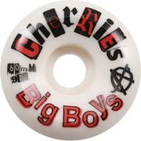 Cherries Wheels Big Boys Conical Skateboard Wheels - white (97a)