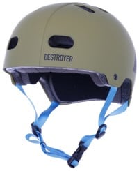 Destroyer DH 1 Certified Skate Helmet - olive/royal