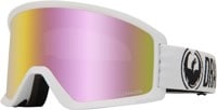 Dragon DX3 OTG Goggles - white/lumalens pink ion lens