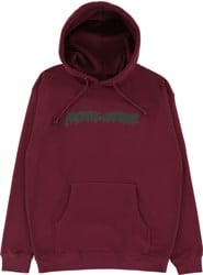 Fucking Awesome Ink Trap Stamp Hoodie - maroon