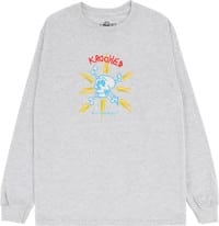 Krooked Style L/S T-Shirt - ash