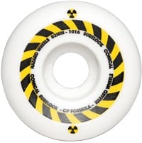 Madness Hazard Sign Conical Surelock Skateboard Wheels - white (101a)