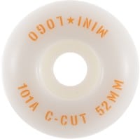 Mini Logo C-Cut Skateboard Wheels - white 2 (101a)