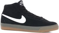 Nike SB Bruin High Skate Shoes - black/white-gum light brown