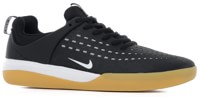 Nike SB SB Nyjah Free 3 Zoom Air Skate Shoes - black/white-black-white-gum light brown