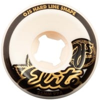 OJ Elite Hardline Skateboard Wheels - white/gold (99a)