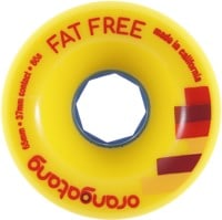 Orangatang Fat Free Freeride Longboard Wheels - yellow (86a)