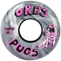 Orbs Pugs Cruiser Skateboard Wheels - black/white swirl (85a)