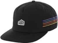 Patagonia Line Logo Ridge Stripe Funfarer Snapback Hat - black