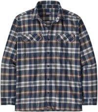 Patagonia Organic Cotton Fjord Flannel Shirt - fields: new navy