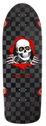 Powell Peralta OG Ripper 10.0 Wheel Wells Skateboard Deck - silver/black stain