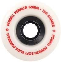 Powell Peralta Snakes Cruiser Skateboard Wheels - white v2 69 (75a)