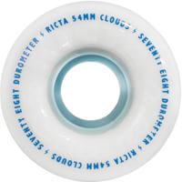 Ricta Cloud Cruiser Skateboard Wheels - white/blue (78a)