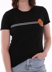 Santa Cruz Women's Classic Dot T-Shirt - black