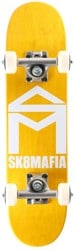 SK8MAFIA House Logo 6.0 Micro Complete Skateboard - yellow stain