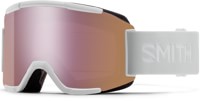 Smith Squad S Goggles - white vapor/everyday rose gold mirror + clear lens