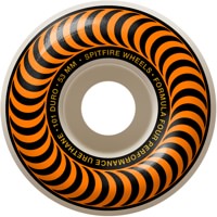 Spitfire Formula Four Classic Skateboard Wheels - white/orange classic swirl (101d)