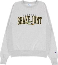 Tactics Shake Junt x Tactics Crew Sweatshirt - heather grey