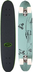 The Heated Wheel Freeriders 6.0 Complete Cruiser Skateboard