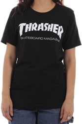Thrasher Women's Skate Mag Logo T-Shirt - black