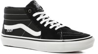 Vans Skate Grosso Mid Shoes - black/white/emo leather