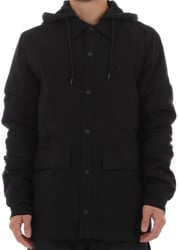 Volcom Insulated Riding Flannel Jacket - black