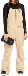 Volcom Women's Swift Bib Overall Pants - sand